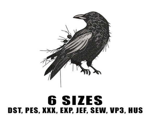 Gothic Raven Embroidery Design Review