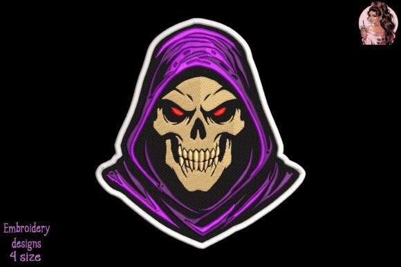 Grim Reaper Skull Embroidery: A Designer’s Review