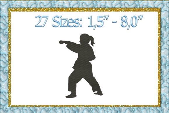 Karate Judo Girl Embroidery Design Review