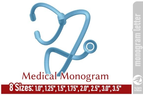 Medical Embroidery Monogram Letter J Review
