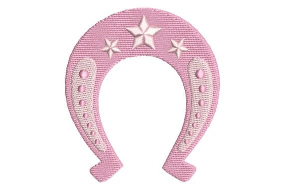 Pink Disco Cowgirl Horseshoe Embroidery Review