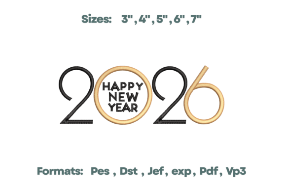 Review: 2026 Circle Happy New Year Embroidery