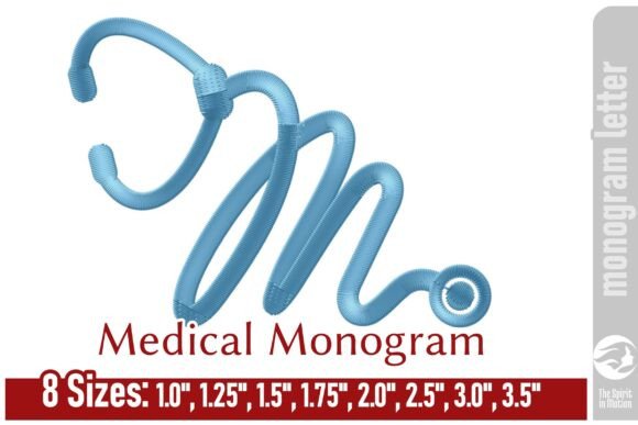 Review: Medical Monogram Letter M for Craft Fairs