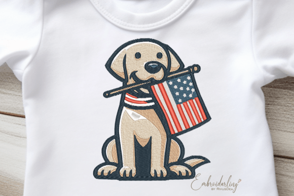 Review: USA Patriotic Dog Embroidery File