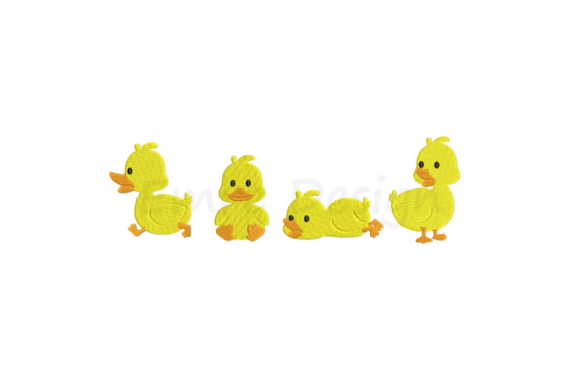 Reviewing Baby Ducks Embroidery Design for Etsy Shops
