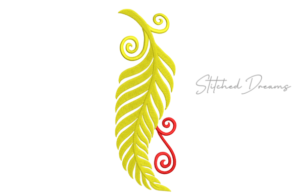 Reviewing Feather Digital Embroidery Design