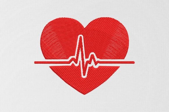 Reviewing Heartbeat Line Love Embroidery Design