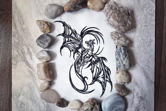 Reviewing the Gothic Dragon Machine Embroidery Design