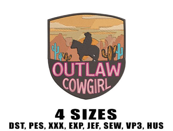 Reviewing the Outlaw Cowgirl Embroidery Design